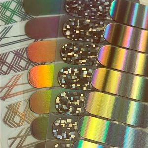 Jamberry Holographic Half Sheet Lot